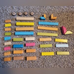 Tegu Wooden Magnetic Blocks And Wheels